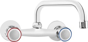 Teno Baterie pentru chiuvetă, montare pe perete Finisaj: Crom BON_050D