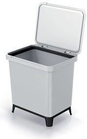 Coș de gunoi, 29 l, gri deschis