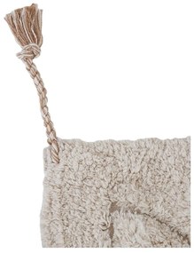 Covor pentru copii crem lavabil țesut manual din bumbac 120x180 cm Gentle Flora – Nattiot