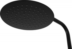 Baterie pentru dus Mike negru mat - H 98,5 cm
