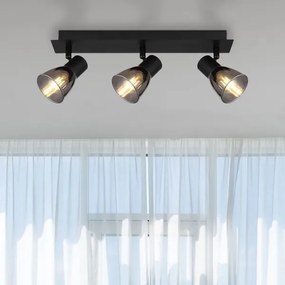 Spot CLAUDE 3xE14/40W/230V negru Globo 54307-3