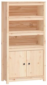 823519 vidaXL Dulap înalt, 80x35x154 cm, lemn masiv de pin