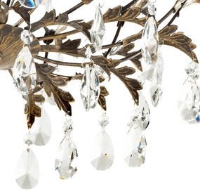 ONLI - Plafonieră TERESA 5xE14/6W/230V bronz