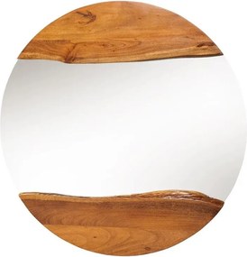 Oglinda decorativa cu margini din lemn Mirror 100cm
