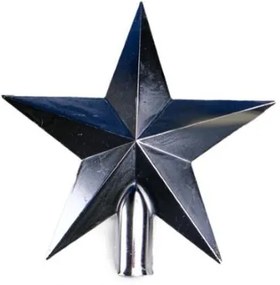 Spitz pentru brad Steaua 20 cm SILVER