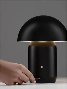 Veioza LED design decorativ POIS negru, NVL-9050169