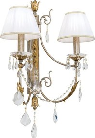Aplica LUX super eleganta cu 2 brate Miramare WA 2-1301/2 silver-goldOR