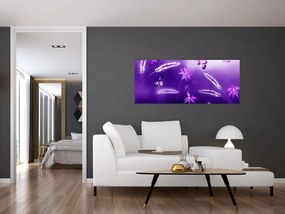 Tablou - Lunca cu fluturi (120x50 cm)