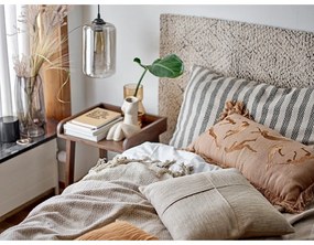 Covor tip traversă crem din amestec de bumbac 75x245 cm Saxo – Bloomingville