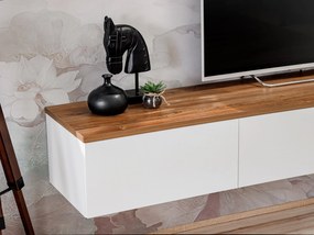 Mobilier living Dalton RSW DL (stejar sterling + alb mat). 1097681