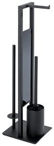 Perie WC WENKO RIVALTA 23708100, 18x70 cm, neagră