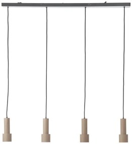 Lustră pe cablu Brilliant CADIZ 4xGU10/10W/230V bronz