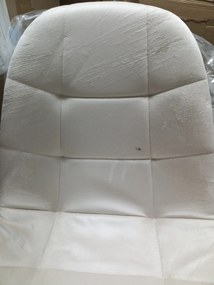 OFERTA Scaun de sufragerie din catifea bej BORA II. calitate secundara