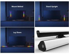 Govee - Panou SMART LED RGBIC 38 cm pentru TV 43-75" - set de 2 bucăți Wi-Fi