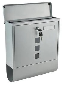 Cutie poștală argintie 34x30,7 cm