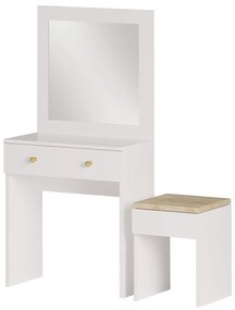 Măsuță de toaletă Nesuvi (alb + auriu) . 1094116