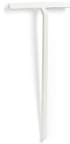 Racletă duș cu suport Zona Rim, lățime 30 cm, alb