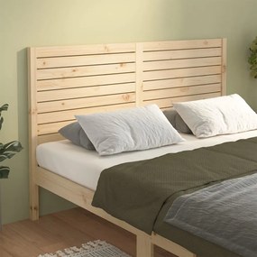 Tablie de pat, 156x4x100 cm, lemn masiv de pin 1, Maro, 156 x 4 x 100 cm