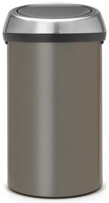 Cos de gunoi Brabantia Touch Bin 647249, 60 L, Deschidere lina si silentioasa, Gri