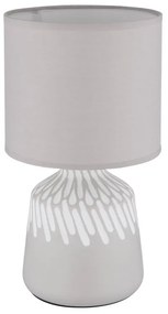 Lampa de masa ceramica cenusie RELA