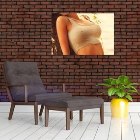 Tablou - Femeia lângă pom (90x60 cm)