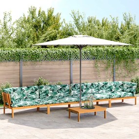 3209510 vidaXL Set canapele de grădină cu perne din paleți 5 piese lemn acacia