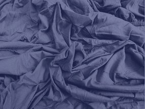 Cearsaf Jersey albastru marin 160 x 200 cm