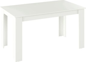 Masa GENERAL NEW, alb, DTD laminat, 140x80x75 cm