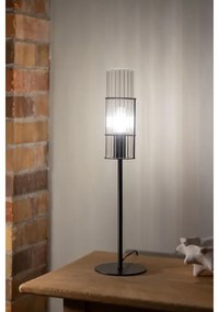 Lampă de masă TUBO 1xE14/40W/230V 50 cm negru/transparent Markslöjd 108555