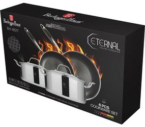 BerlingerHaus Set de vase cu suprafață din titan Eternal, 6 piese