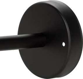 Lampă de perete de exterior 1xE27/60W/230V IP44 negru/maro fumuriu