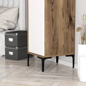 Dulap de haine Kiara S (Nuc + Alb). 1088408