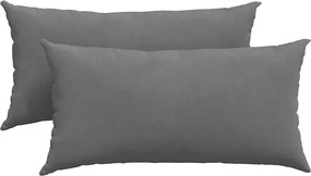 vidaXL Perne pentru canapea 2 pcs Gri închis 80 x 40 cm țesătură