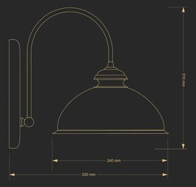 Aplica design clasic realizata manual Lido