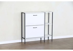 Botník SOVIO, 2 etaje, alb