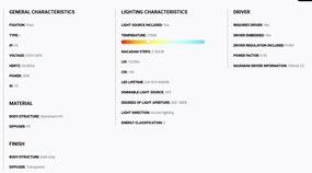 Stalp LED iluminat exterior simetric 360º wide IP65 SCREEN 80cm 2700K CASAMBI