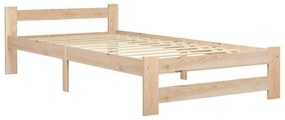 321992 vidaXL Cadru de pat, 100 x 200 cm, lemn masiv de pin