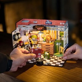 Casă miniaturală RoboTime garaj 2xAAA