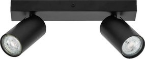 Ledvance - Aplica LED spot de perete OCTAGON 2xGU10/3,4W/230V 2700K neagră
