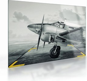 Tablou pe sticlă - Avion (70x50 cm)