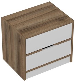 Noptieră Erich (Nuc + Alb) . 1102094