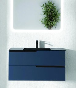 Mobilier pentru lavoar incastrat Fluminia Bari 60 cm bleumarin