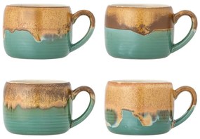 Căni verzi/maro 4 buc. din gresie 400 ml Sheen – Bloomingville