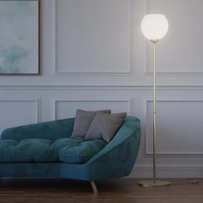 Lampadar, Lampa de podea din alama Globe