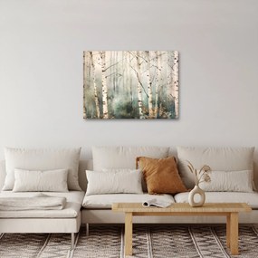 Tablou - Desenarea unui model de pădure (70x50 cm)