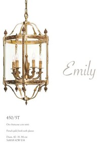 Lustra suspendata LUX realizata manual Emily 5L