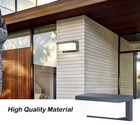 Aplică de exterior Brilagi BRICKY 1xE27/60W/230V antracit IP54