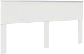 vidaXL Tăblie cap Alb 180 cm Lemn compozit