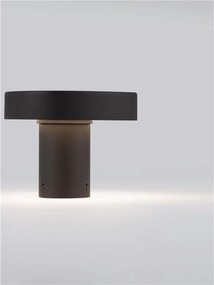 Mini Stalp de gradina IP65 BALIC negru H-10cm