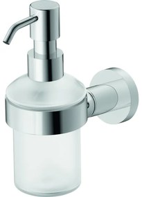 Duravit 99161000 – Dozator de săpun montat pe perete D-CODE, 390 ml, sticlă mată / crom lucios